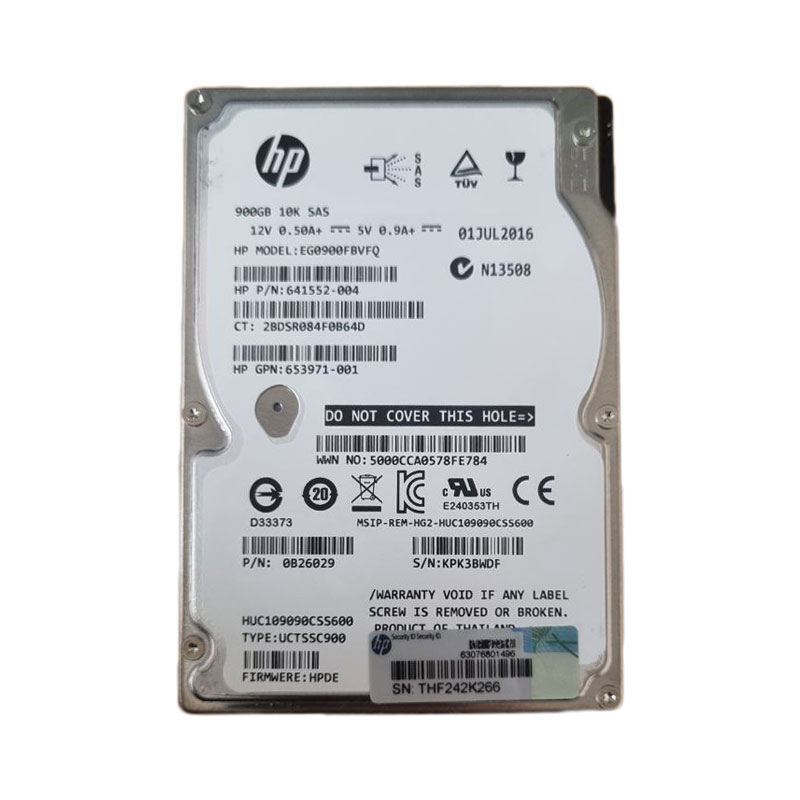 هارد سرور HP 900G SAS 6G