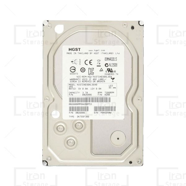 هارد سرور HGST 3TB SAS 6G
